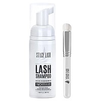 STAcY LASH Eyelash Extension Shampoo Brush 169 floz 50ml Eyelid Foaming cleanserWash for Extensions & Natural LashesSafe Makeup RemoverSupplies for Professional & Home Use