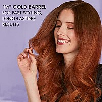 Hot Tools Pro Signature Gold Curling Iron | Long-Lasting, Defined Curls, (1-1/4 in)