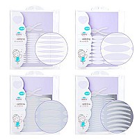 Eyelid Lift Strips, 1344Pcs/4Pack Ultra Invisible One/Two Side Sticky Double Eyelid Tape Stickers, Medical Fiber, Instant Eyelid Lift No Surgery Perfect for Hooded, Droopy, Uneven, Mono-Eyelid