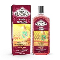 Tio Nacho Shampoo with Ginseng, Royal Jelly, Aloe Vera & Jojoba, Strengthening Hair Care to Reduce Loss & Breakage, Revitalizing, Nourishing Formula, 14 Fluid Ounces