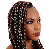 200 pcs Dreadlocks Beads Hair Braid Rings Clips Dread Locks Hair Braiding Metal Cuffs Decoration/Accessories Jewelry, Silver and Gold