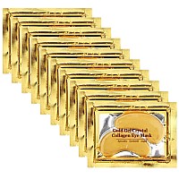 Permotary 30 Pairs 24K gold gel crystal collagen Under Eye Pads Mask for Moisturizing,Reducing Fine Lines&Dark circles& Puffy Eyes Patch for Women Men, gold