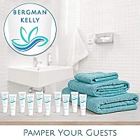 BERGMAN KELLY Travel Size Body Wash (1 fl oz, 100 PK, White Tea), Delight Your Guests with a Revitalizing and Refreshing Hotel Body Wash, Quality Mini and Small Size Guest Hotel Toiletries in Bulk