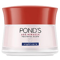 Ponds Age Miracle Night cream, Anti Wrinkle cream & Night moisturizer, Perfect Night cream for Face, 50 ML