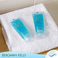 BERGMAN KELLY Round Soap Bars, 2in1 Shampoo & Conditioner 2-Piece Set (Tropical Waterfall, 1 oz each, 100 pc), Delight Your Guests with Revitalizing & Refreshing Sanitary Toiletries & Hotel Amenities