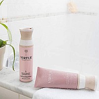 Virtue Smooth Shampoo 8 Fl Oz | Alpha Keratin Smooths For Frizzy, Curly Hair | Sulfate Free, Paraben Free, Color Safe, Vegan