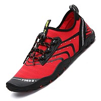 Mishansha Mens Womens Water Shoes Red