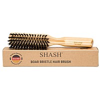 Since 1869 Hand Made in germany - 100% Boar Bristle Hair Brush, Suitable For Thin To Normal Hair - Naturally conditions Hair, Improves Texture, Exfoliates, Soothes and Stimulates the Scalp