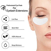 Ocim 100 Pairs Eyelash Extension Gel Patches, Lash Extensions Hydrogel Under Eye Pads Beauty Eye Mask supplies(purple)