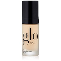 glo Skin Beauty Luminous Liquid Mineral Foundation Makeup with SPF 18 (Alabaster) - Improves Uneven Skin Tone, Smooths & corrects Imperfections, Sheer to Medium coverage, Dewy Finish