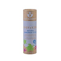 Raw Elements Baby + Kids Spf 30 Organic Sunscreen Lotion Stick Non-Nano Zinc Oxide, Reef-Safe, Cruelty-Free, Gentle And Moisturizing, Zero Waste Tube, 1Oz