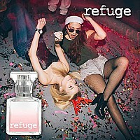 Charlotte Russe Refuge Perfume Spray - Fresh Fruity Floral Fragrance For Daytime Wear, Evening Wear And Special Occasions - Raspberry, Peach, Apple, Sandalwood - 17 Oz 50 Ml