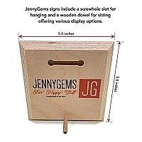 Jennygems Nail Salon Decor, Get Nailed, 5.5X5.5 Wood Hanging Sign, Shelf Sitter, Nail Polish Gifts, Nail Stylist Gifts, Manicurist Gift, Nail Tech Cosmetology Gift, Beauty Salon Tech (Black)