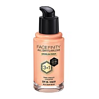 Max Factor Facefinity 3-in-1 All Day Flawless Liquid Foundation, SPF 20-32 Light Beige, 30 ml