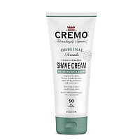 cremo Barber grade Silver Water & Birch Shave cream, Astonishingly Superior Ultra-Slick Shaving cream Fights Nicks, cuts and Razor Burn, 6 Fl Oz