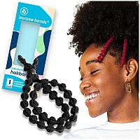 Bunzee Bands - Thick Hair Ties for Natural Hair - curly Hair Accessories for Women - Patented Adjustable Hair Ties for Thick Hair - Perfect for Ponytails, Buns, Soft Locs, Dreads & Afro Puffs