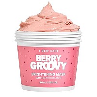 I DEW cARE Wash-Off Face Mask - cake My Day Hydrating, Refreshing for Dry Skin with Hyaluronic Acid, 338 Oz