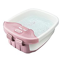 Homedics Bubble Bliss Deluxe-Foot Spa, Heat Maintenance, Raised Nodes, 3 Attachements