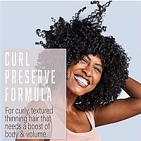 Keranique curl Preserve Anti-Hair Loss Shampoo and conditioner Kit for curly, Textured Hair - Stimulates Scalp for Thicker Fuller Hair - Free of Sulfates, Dyes, and Parabens - 45 Fl Oz each