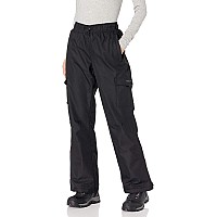 Arctix Womens Lumi Pull Over Fleece Lined cargo Snow Pants, Black, 1X