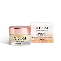 Neom- great Day Wonder Balm 12g Skin Soothing Moisture for Skin & Lips Wild Mint & Mandarin Almond Oil & Shea Butter 100% Natural