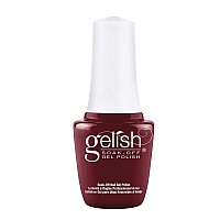 gelish MINI A Touch Of Sass Soak-Off gel Polish, Red gel Nail Polish, Red Nail colors, Red gel Polish, 03 oz