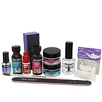 Mia Secret Acrylic Nail Kitset For beginners - Nails Kit With Pink Acrylic Powder and clear Acrylic Powder With Everything - Starter Kit de UAas Acrilicas Mia Secret - Kit de UAas Mia Secret completo