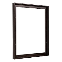 Pixy canvas 12x16 inch Floater Frames for canvas Paintings Floater Frame for Stretched canvas and canvas Panels 1-38 Thick for 34 Deep canvas (Dark Walnut, 12 x 16 inch)