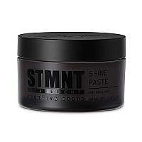 Stmnt Grooming Goods Shine Paste, 338 Oz Natural Shine Finish Strong Control Non-Greasy Formula