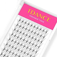 TDANcE Eyelash Extensions 7D Superior Lash Extensions Premade Fans Russion Volume Fans D curl 007 Thickness Middle Stem 16mm Mixed Length(Middle Stem,7D-007-D,16mm)