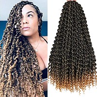 8 Packs Passion Twist Hair 24 Inch Passion Twist crochet Hair For Black Women Water Wave crochet Braiding Hair Extensions (1B27)