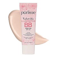 Purlisse Radiant Glow Illuminating Bb Cream Spf30 (Fair) Hydrating And Moisturizing Natural Organic Cruelty-Free Sulphate Paraben Free For All Skin Even Sensitive Skin 14 Fl Oz (Fair)