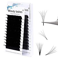 Lash Extensions Easy Fan Volume Lashes 003Mm 8-14Mm Mixed Self Fanning Eyelash Extensions 5D 6D 7D Easy Volume Fan Lashes Cd Curl Rapid Blooming Lashes (003-D, 8-14Mm)