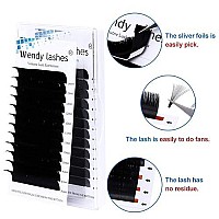 Lash Extensions Easy Fan Volume Lashes 003Mm 8-14Mm Mixed Self Fanning Eyelash Extensions 5D 6D 7D Easy Volume Fan Lashes Cd Curl Rapid Blooming Lashes (003-D, 8-14Mm)