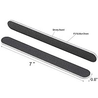 50 Pcs Nail Files For Acrylic Nails 100180 Grit Double Sides Fingernail Files Professional Manicure Tools For Home Salon