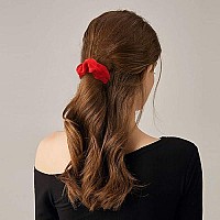 Semato 16 Pack Christmas Red Velvet Scrunchies For Hair Scrunchy Hair Ties Ropes For Women Or Girls Hair Accessories