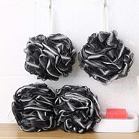 4 Pieces Shower Loofahs 75Gpcs Bath Sponge Body Loofahs Shower Pouf Mesh Pouf For Bathing