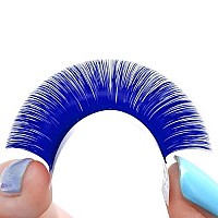 Eyelash Extension 007 Mm Volume Lash Extensions Cd Curl Blue Easy Fan Rapid Blooming Lashes 3D 4D 6D 10D 20D Lash Extensions By Wendy Lashes(Blue 007-D, 8-14Mm)