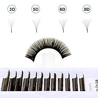 Eyelash Extension 007Mm Brown Volume Lash Extensions Cd Curl 8-14Mm Mixed Easy Fan Rapid Blooming Lashes 3D 4D 6D 10D 20D Lash Extensions By Wendy Lashes(Brown 007-D, 8-14Mm)