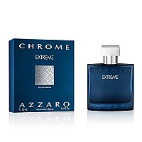 Azzaro Chrome Extreme Eau De Parfum - Mens Cologne - Woody, Citrus & Amber Fragrance, 17 Fl Oz