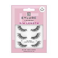 Eylure Fluttery Light 008 Multipack False Lashes - Black