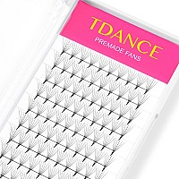 TDANcE Eyelash Extensions 6D Superior Lash Extensions Premade Fans Russion Volume Fans c curl 007 Thickness Middle Stem 15mm Mixed Length(Middle Stem,6D-007-c,15mm)