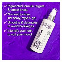 Bold Uniq Blonde Toner Spray Purple Leave In Toning Hair Treatment To Remove Brassy Surface Tones In Blonde, Platinum Graysilver Hair Paraben Sulfate Free-Peta Approved Cruelty-Free