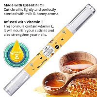 Maccibelle Pure Cuticle Nail Oil Pen 2Ml Heals Dry Cracked Cuticles (Milk Honey Pomegranate)