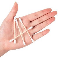 1000 Count Cotton Swabs By Xumzee, Sturdy Bamboo Sticks With Thick Cotton, Small Packages Suit For Travel And Storage, Biodegradable, Chlorine-Free Hypoallergenic Qtips