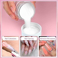 Saviland Clear Acrylic Powder 423Oz - Professional Crystal Polymer Clear Nail Powder Acrylic Nail System For Acrylic Nails Extension Large Capacity No Need Nail Lamp