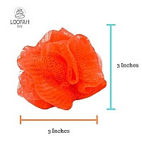 Loofah Lord 24 Red Bath Or Shower Sponge Loofahs Pouf Mesh Wholesale Bulk Lot