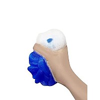 Loofah Lord 24 Dark Blue Bath Or Shower Sponge Loofahs Pouf Mesh Wholesale Bulk Lot