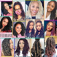 Xtrend 12 Inch Spring Twist Hair For Butterfly Faux Locks Synthetic Mini Twist Crochet Braiding Hair Short Crochet Hair For Women 2 Packs (1B/350#)