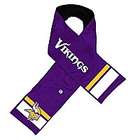 Littlearth Unisex-Adult Nfl Minnesota Vikings Hero Jersey Scarf, Team Color, 60 Length X 75 Width